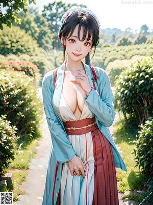 A woman in a white dress standing next to a wooden fence.